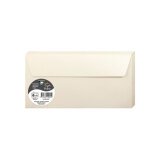 Paquet de 20 enveloppes Pollen 110x220mm 120g/m2 - Ivoire irisé