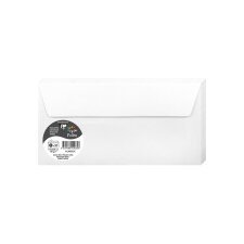 Paquet de 20 enveloppes Pollen 110x220mm 120g/m2 - Blanc irisé