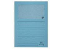 Paquet de 100 chemises à fenetre Forever - 22x31cm - Bleu clair