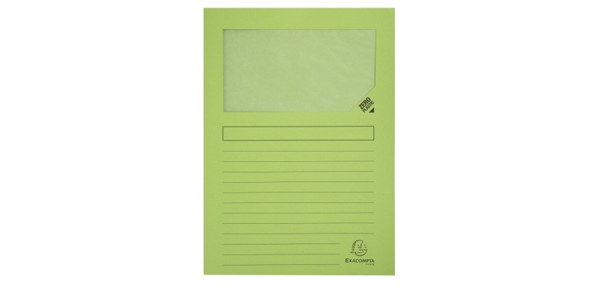 Paquet de 25 chemises à fenêtre Forever 130g/m2 - 22x31cm