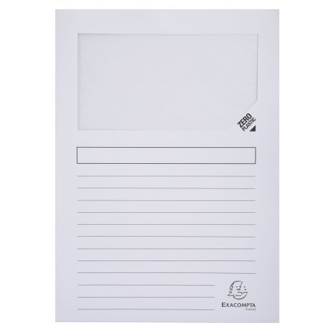 Exacompta Forever Recycled Window Folders (Pack of 25)