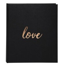 Exacompta 'Love' Wedding Guest Book - Black