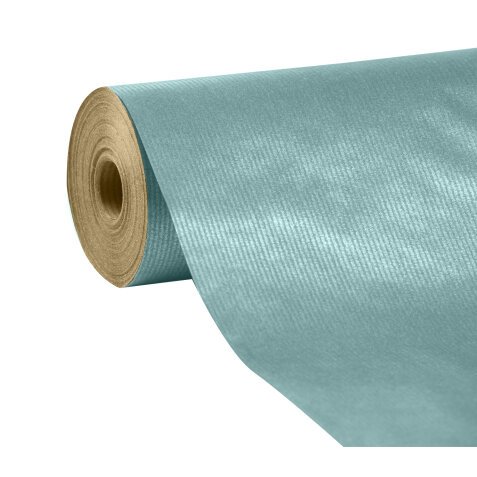 Unicolor, kraft brun 60g, rl 50x0,70m Turquoise - Turquoise