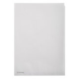 Sachet de 50 pochettes coin papier 110g/m2 - A4 - Transparent blanc