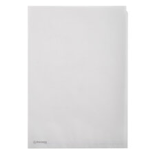 Sachet de 50 pochettes coin papier 110g/m2 - A4 - Transparent blanc