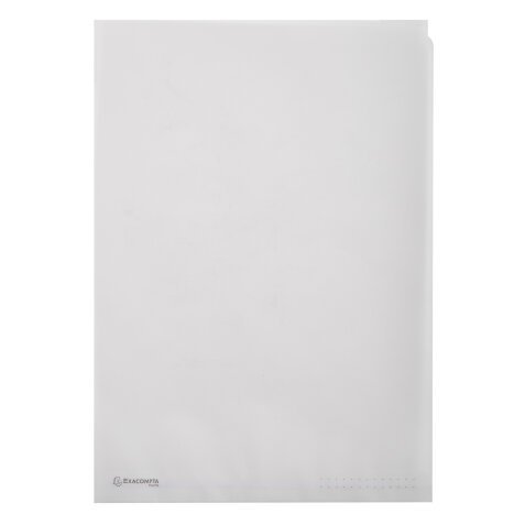 Packung mit 50 Aktensichthüllen A4 aus Papier 110g/m2 - Transparent weiß