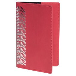 Etui passeport Amélie - 9,5 x 13,5 cm - Couleurs assorties