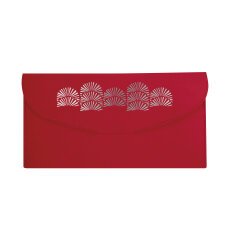 Pochette enveloppe XL Amélie 10 x 20 cm - Couleurs assorties