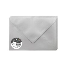 Paquet de 20 enveloppes Pollen 162x229mm 120g/m² - Argent