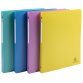 Exacompta Forever Young Recycled Ring binders, 15mm spine 4 rings A4 PP - Assorted colours