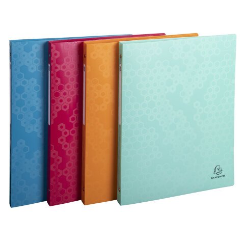 Maïa Ringbinder 4Ring 15mm PP A4 Assorted - Assorted colours