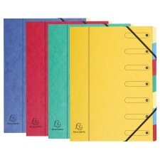 Exacompta Harmonika Multi Part File, A4, 7 Sections - Assorted colours