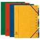 "Exacompta Harmonika Multi Part File, A4, 12 Sections" - Assorted colours