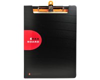 Porta-bloc A4 Exaboard Exactive - Negro