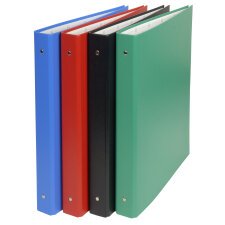 Classeur 4 anneaux cartonné Exacompta A4 maxi - Dos 4 cm couleurs assorties