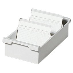 Card index tray for 1000 cards A4 - Light grey