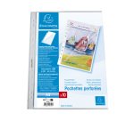 Pochettes perforées Exacompta A4 polypropylène lisse 6/100e - Paquet de 10