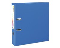 Classeur à levier Prem'Touch intérieur et extérieur en polypropylène - Dos 80mm - A4 maxi - Bleu