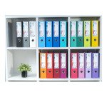 Classeur à levier Prem'Touch intérieur et extérieur en polypropylène - Dos 80mm - A4 maxi