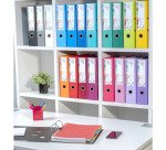 Classeur à levier Prem'Touch intérieur et extérieur en polypropylène - Dos 80mm - A4 maxi