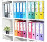 Classeur à levier Prem'Touch intérieur et extérieur en polypropylène - Dos 80mm - A4 maxi