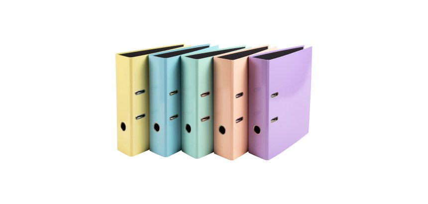 Classeur à levier Aquarel Prem'Touch Dos 80mm - A4