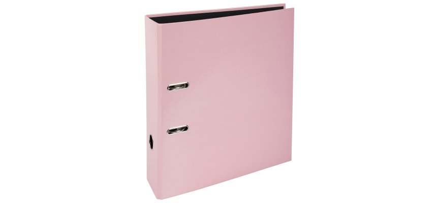 Classeur à levier Aquarel, A4, 80 mm, rose