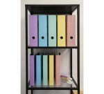 Classeur à levier Aquarel, A4, 80 mm, rose