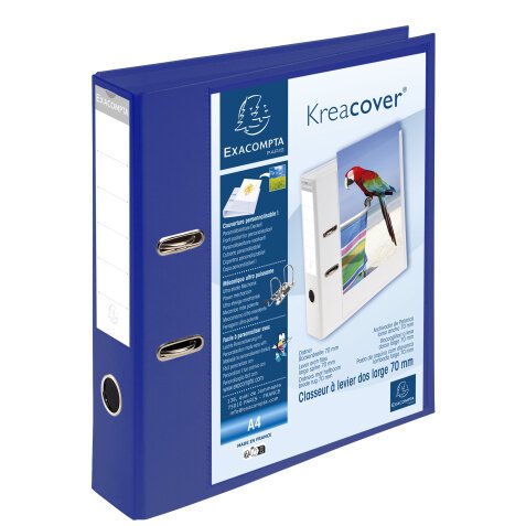 Kreacover®Prem'Touch® ordner met hefboom met rug 70mm - A4