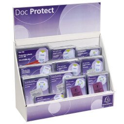 Exacompta Doc Protect Filled Protective Sleeve Display - Crystal