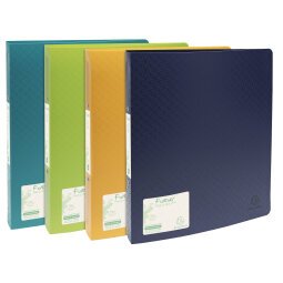 Exacompta Forever Recycled Ring binder 2 rings (30mm) PP - A4 maxi - Assorted colours