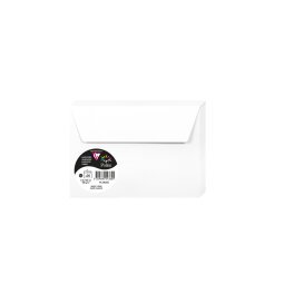 Paquet de 20 enveloppes Pollen 114x162mm 120g/m2 - Blanc