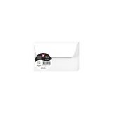 Paquet de 20 enveloppes 120g POLLEN 9x14cm. Coloris Blanc