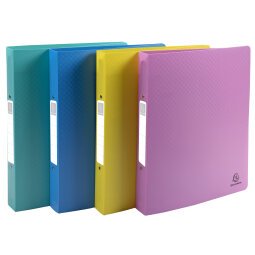 Exacompta 'Forever Young' Recycled A4+ Ring Binders (2x30mm Rings) - Assorted colours