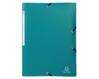 Chemise à élastiques Opaque, PP, A4, vert foncé