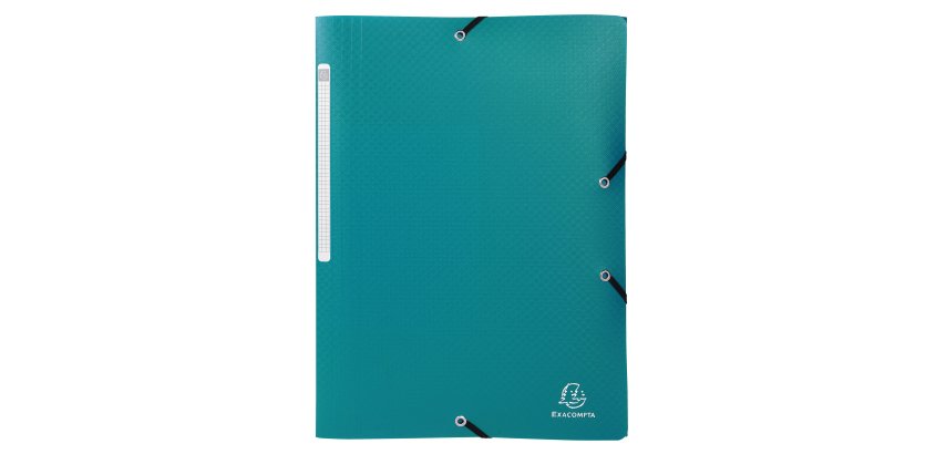 Chemise à élastiques, A4, PP, vert foncé
