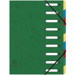 File Harmonika Multi Fle A4 425g 9P - Green