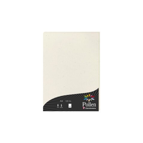 COLLECTION NATURA, Etui de 50 feuilles Pollen 210x297mm 120g/m2 - Natura