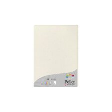 Paquet de 25 feuilles Pollen 100% recyclé format A4 210 x 297 mm 210g/m2 - Natura