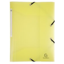 Exacompta Chromaline Pastel Elasticated Folder (3-Flap PP) A4