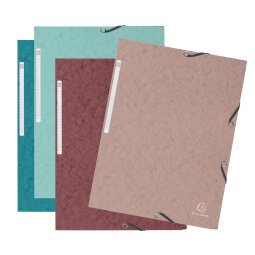 Elastic folder with 3 flaps, glossy card 400g/m2 Skandi