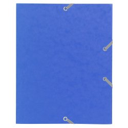  3-flap folder with elastic straps 400 gsm - 17x22 cm