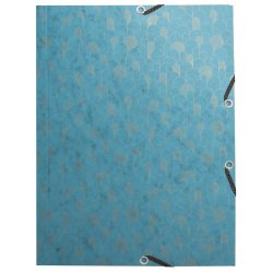 Elastic folder with 3 flaps, glossy card 400g/m2 Néo Déco - Assorted colours