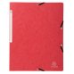 Elasticated folder without flap 355gsm hard glazed mottled premium pressboard - A4 size