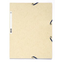 Exacompta Elasticated Folder, 3-Flap, Pressboard 400gsm A4 - Pastel colours assorted