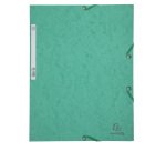 Chemise 3 rabats à élastiques carte lustrée 400g/m2 - A4