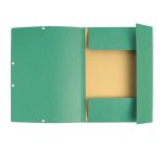 Chemise 3 rabats à élastiques carte lustrée 400g/m2 - A4