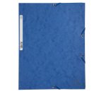 Chemise 3 rabats à élastiques carte lustrée 400g/m2 - A4