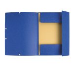 Chemise 3 rabats à élastiques carte lustrée 400g/m2 - A4