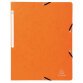 Folder Elastic w/o Flap+Label A4 Lime - Orange